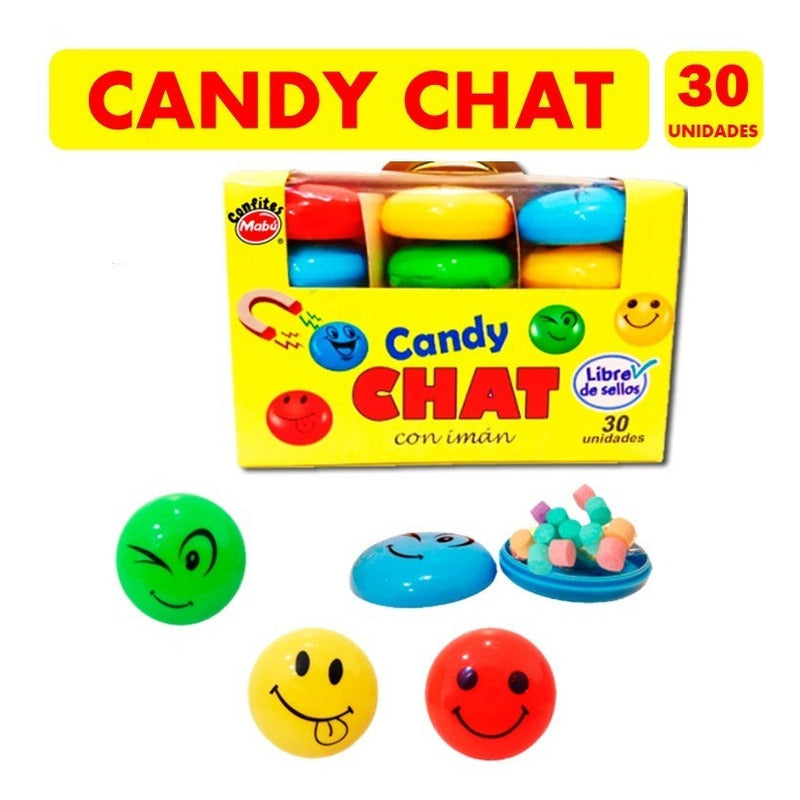 Caramelo Candy Chat (caja Con 30 Unidades)