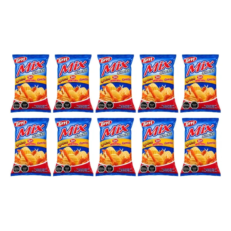 Mix Snacks Para Colación O Cumpleaños De Tim (manga 10 Uni)