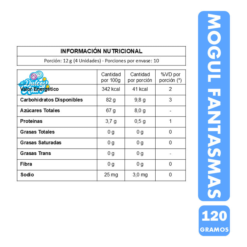 Marshmallows Halloween En Forma De Fantasmas(bolsa Con 120g)