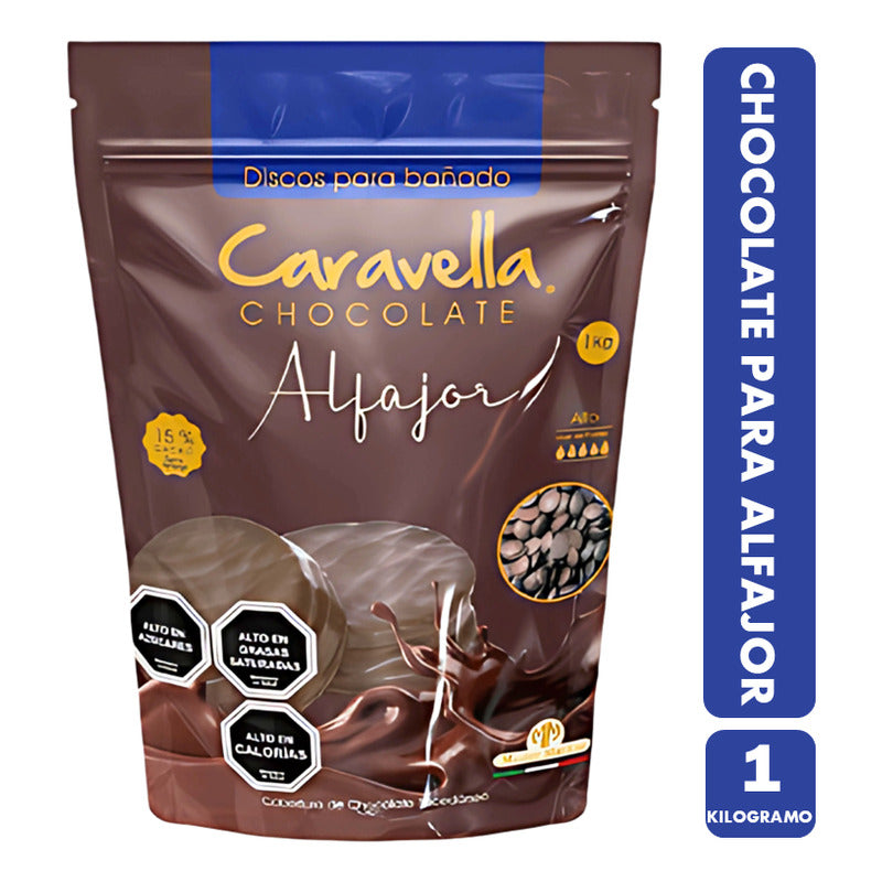 Chocolate Caravella Para Alfajores En Discos (bolsa De 1 Kg)