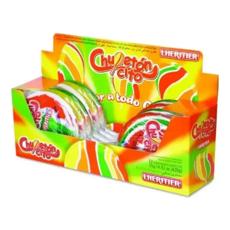 Paleta Caramelo Chupetoncito De Lheritier (caja Con 12 Uni)