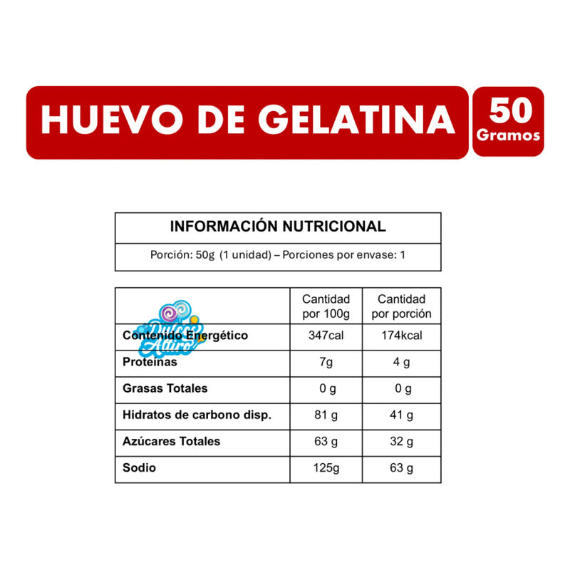 Huevo Pañuelo De Gelatina Con Azúcar -  De Merello (50g)