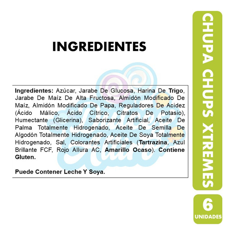 Gomitas Ácidas Xtremes - Sabores Frutales (pack 6 Unidades)