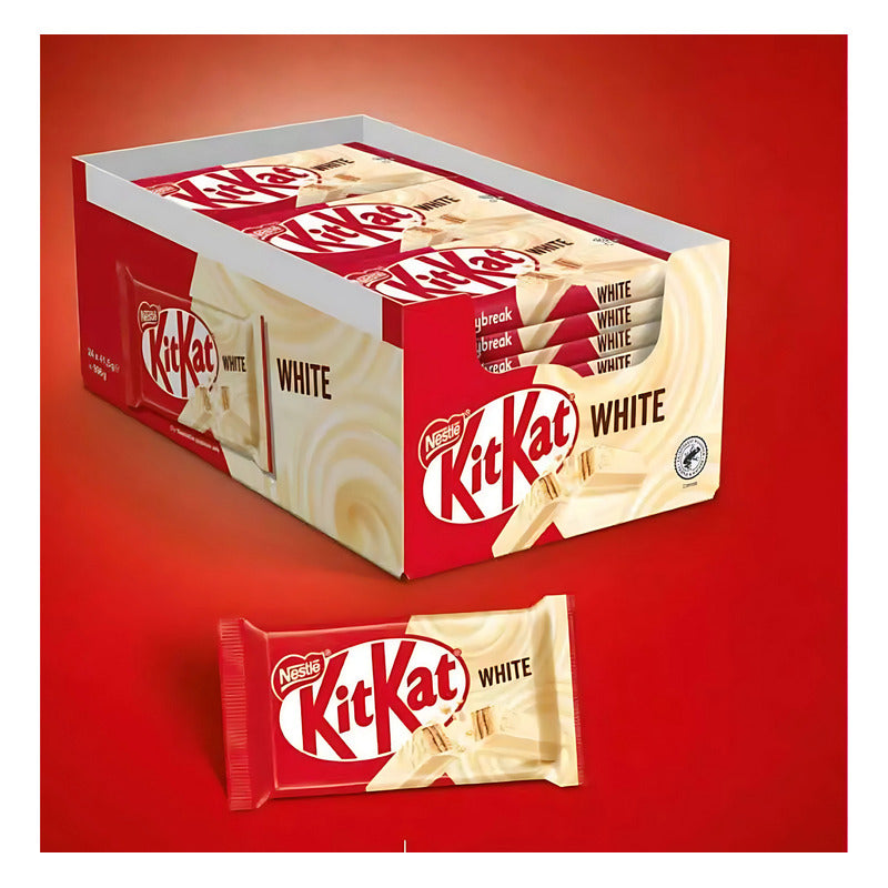 Kit Kat White En Caja - Chocolate Por Mayor (caja De 24 Uni)