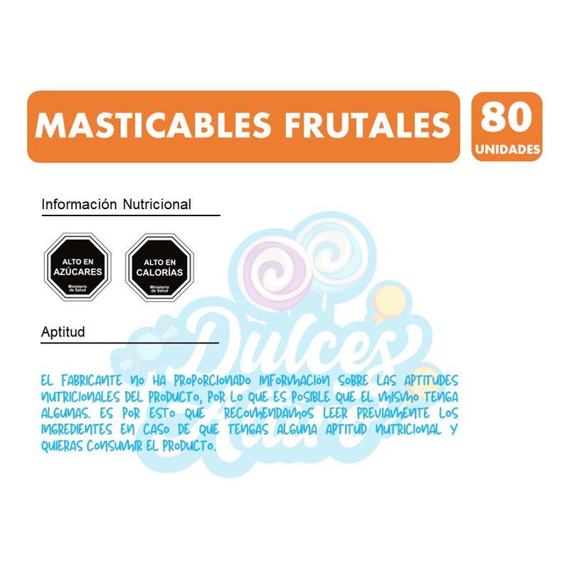 Masticables Frutales Ambrosoli De Halloween (bolsa Con 80un)
