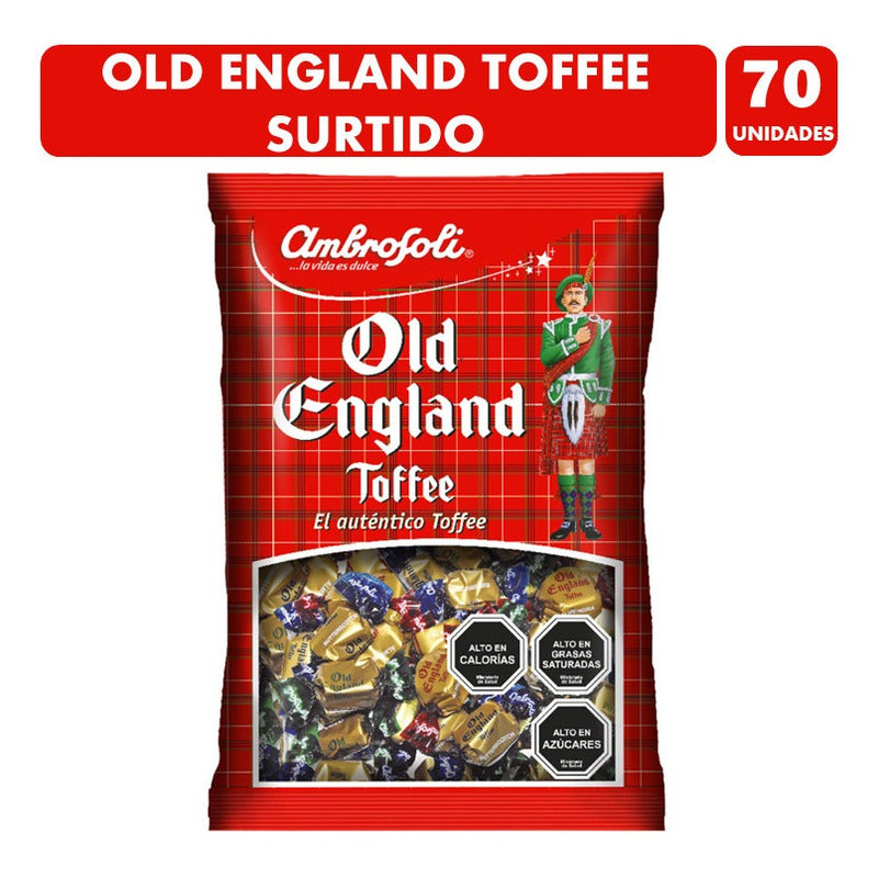 Old England Toffee Surtido (bolsa Roja Con 70 Caramelos)