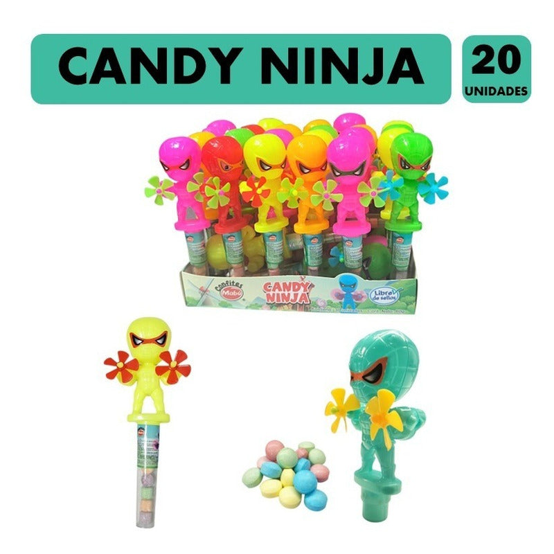 Dulces Candy Ninja - Libre De Sellos (contiene 20 Unidades).