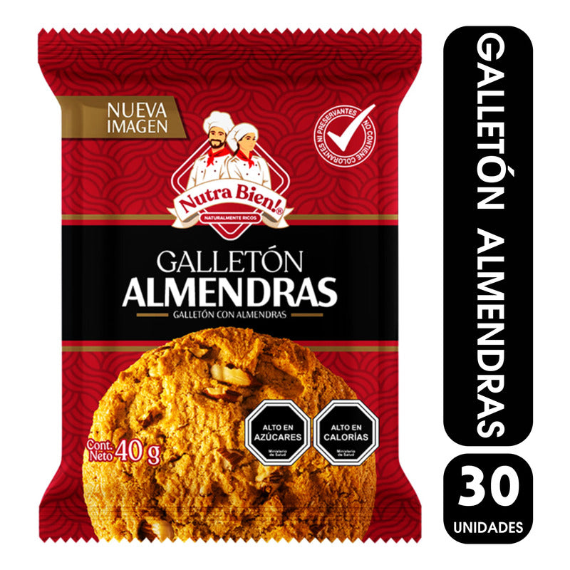 Galleton De Almentras Para Colación En Pack De 30u Nutrabien