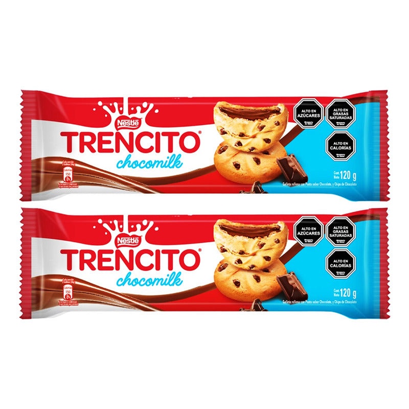 Galletas Trencito Chocomilk De Nestlé (pack De 2 Unidades)