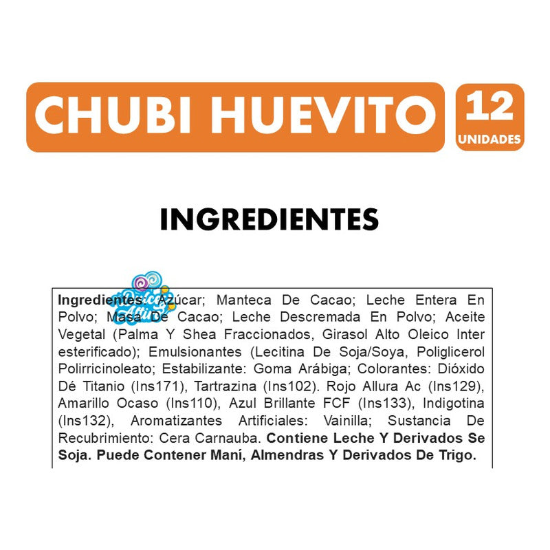 Huevo Chubi - Huevo Sorpresa Con Chubi (caja Con 12 Un)