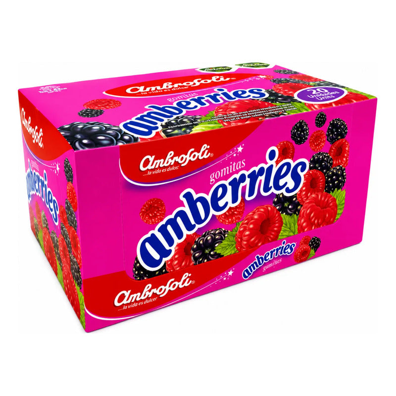 Gomitas Amberries De Ambrosoli - (caja De 20 Unidades)