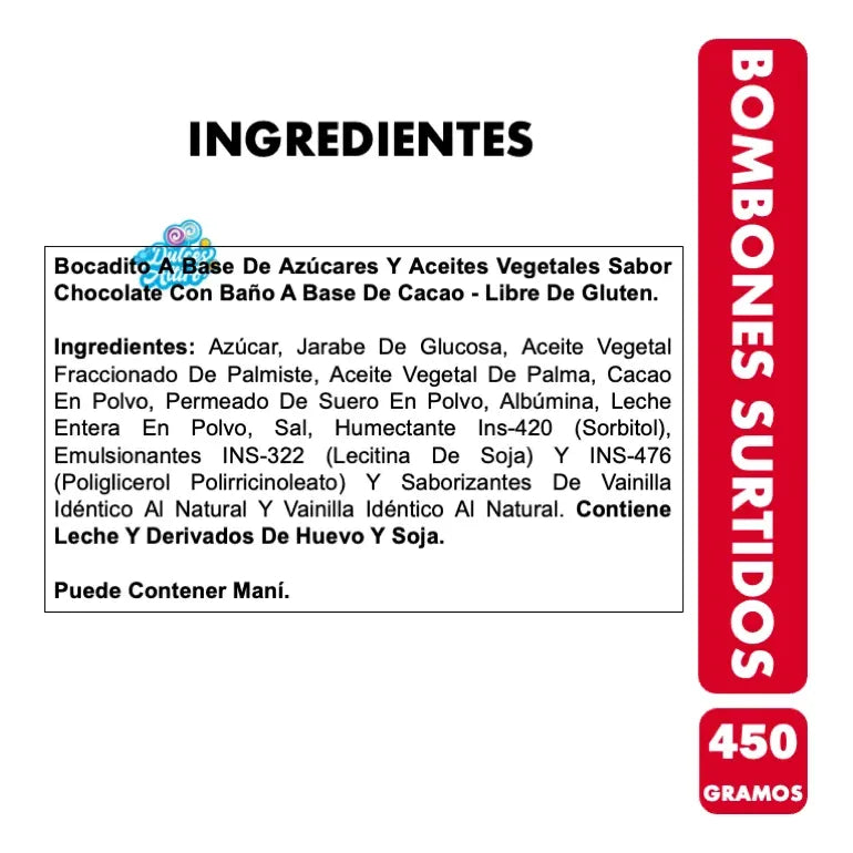 Bombones De Chocolate Sin Gluten Bel Sabores Surtidos