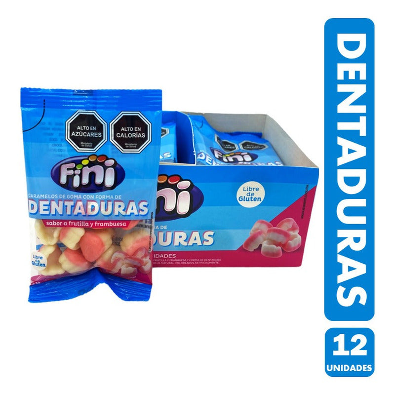 Gomitas En Forma De Dientes Fini (caja Con 12 Unidades)
