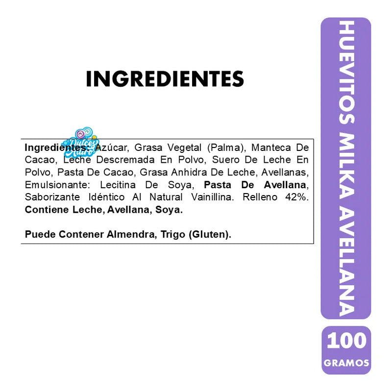 Huevitos De Pascua Milka Con Relleno De Avellanas (doypack)