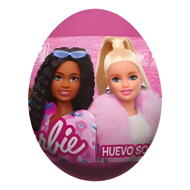 Huevo Sorpresa Barbie De Mattel Con Caramelos Sin Azúcar