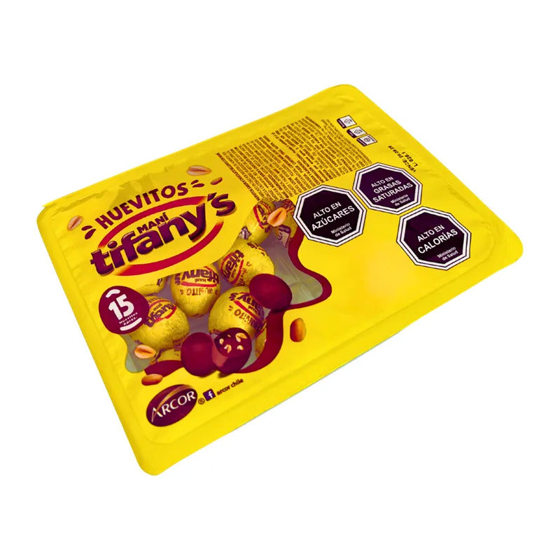 Huevitos De Pascua Tifany's Relleno Con Maní (bandeja 15 Un)