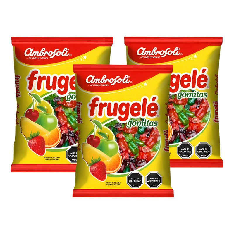 Frugele Gomitas Frutales Ambrosoli - Pack De 3 Unidades