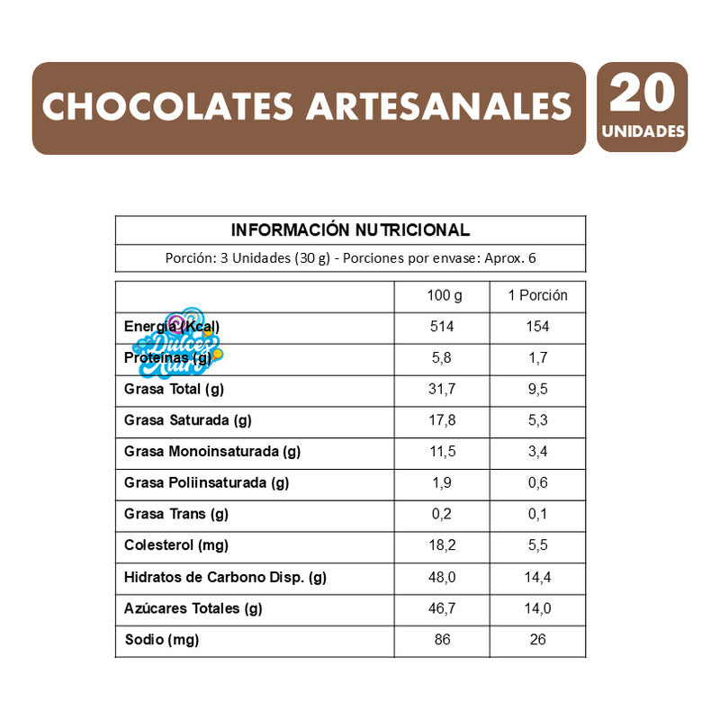 Bombones Entrelagos Premium Para Regalo En Caja De Madera
