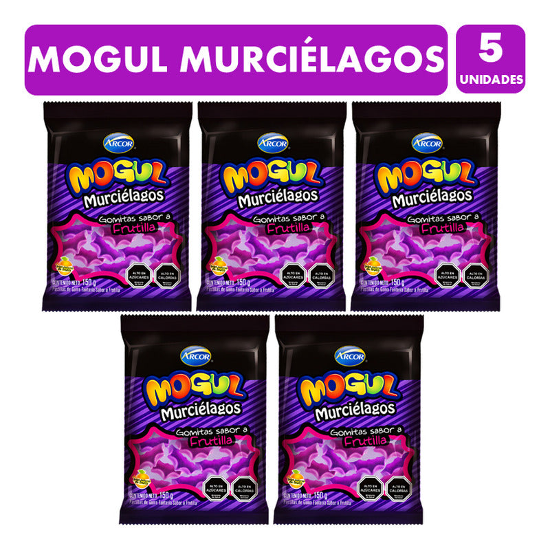 Dulces Para Halloween - Gomitas Mogul Murciélagos (pack 5u)