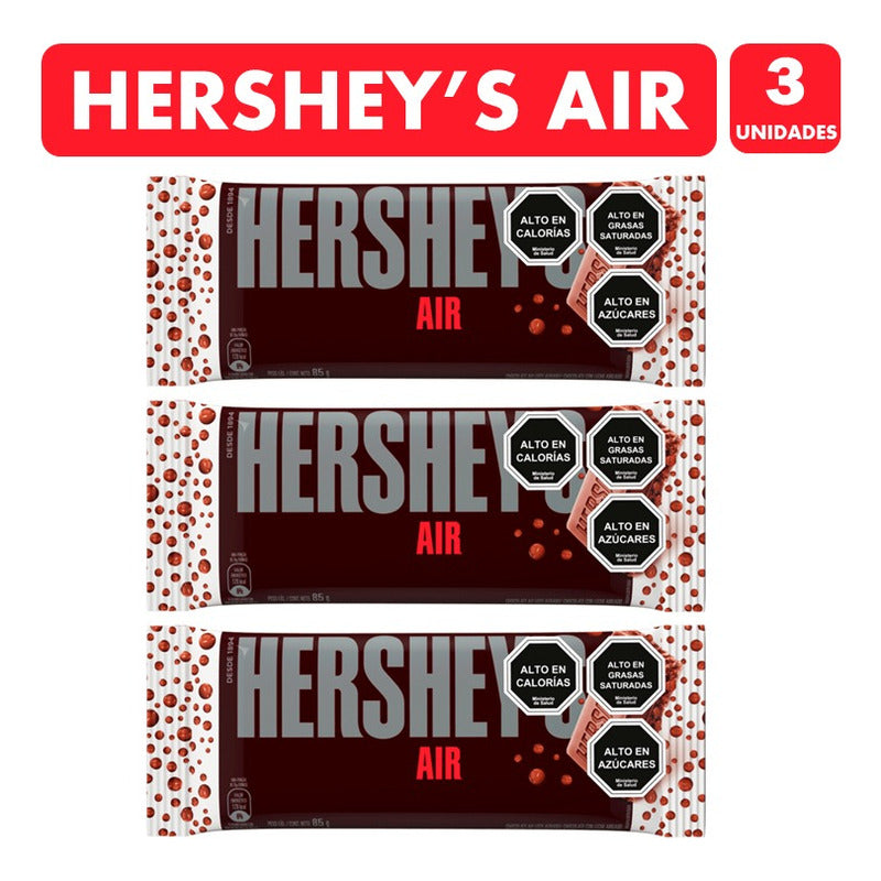 Chocolate De Leche - Hershey's Aireado (pack Con 3 Unidades)