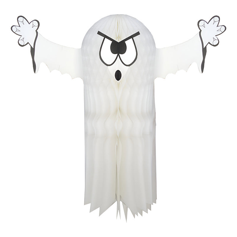 Guirnalda En Forma De Fantasma Decoración Halloween (36cm) Blanco Guirnalda Fantasma