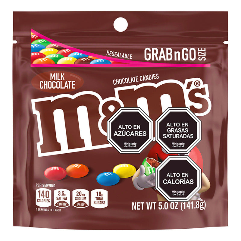 M&m Chocolate Importado Mars (bolsa Cafe Con 141,8 Gramos)