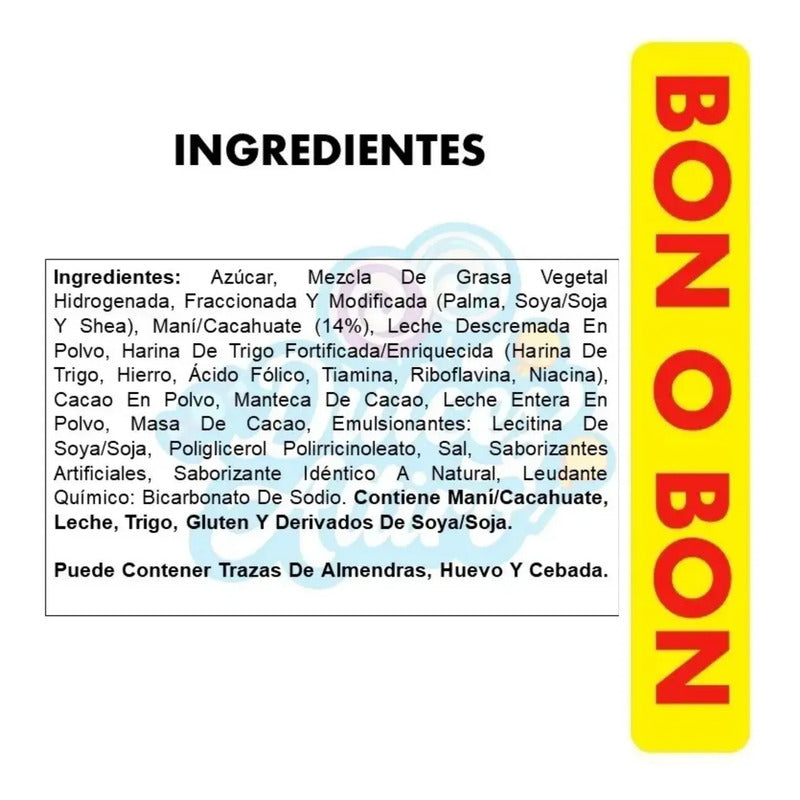 Pack Bombón Bon O Bon Chocolate Leche ( Pack 2 Cajas)