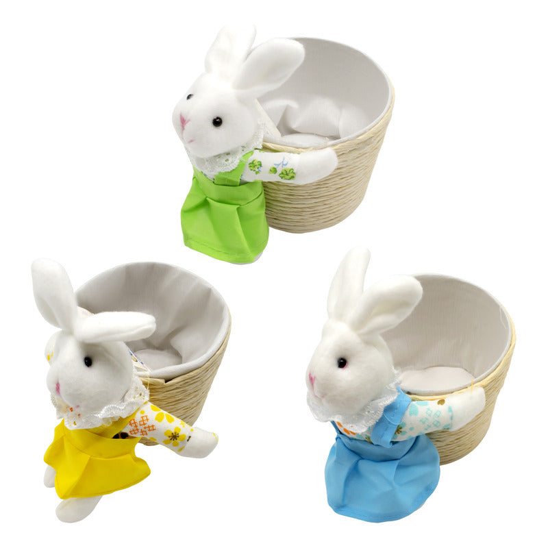 Especial Pascua - Canasta Conejito Para Huevitos De Pascua