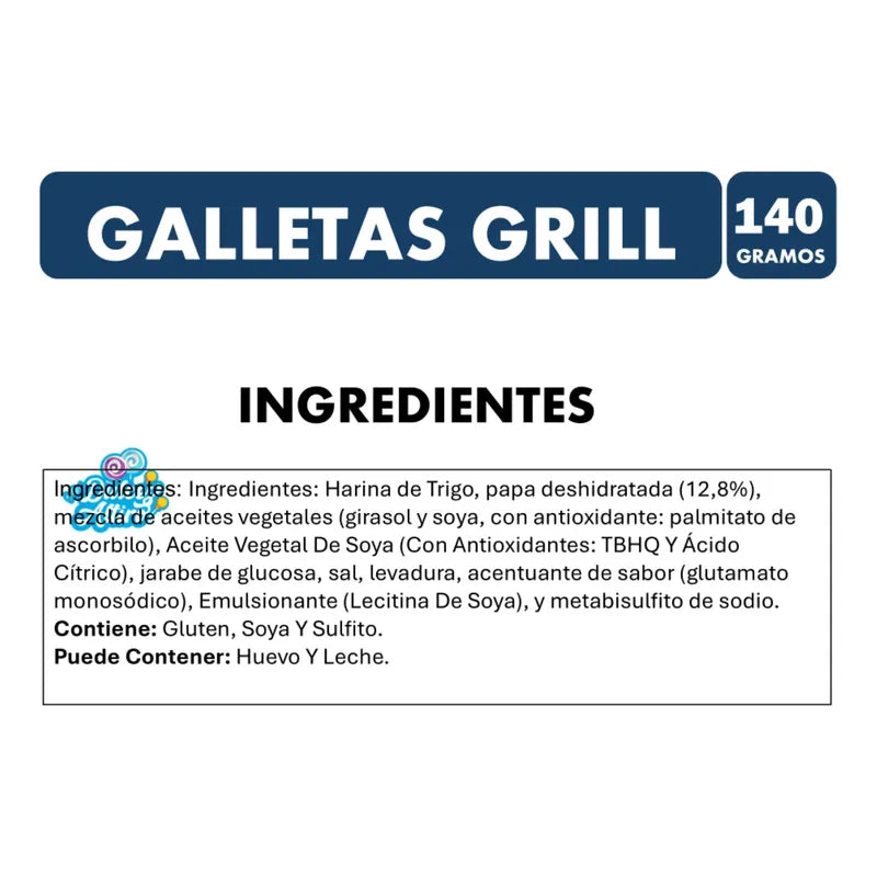 Galletas Grill Sabor Clásica De Mckay (140 Gramos)