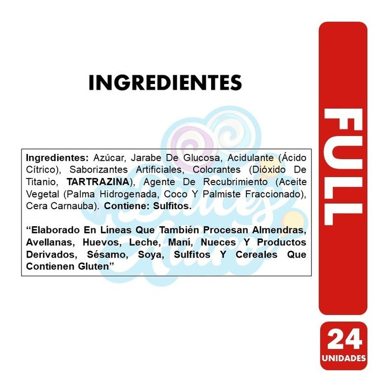 Full - Caramelos Refrescantes (caja Con 24 Unidades)