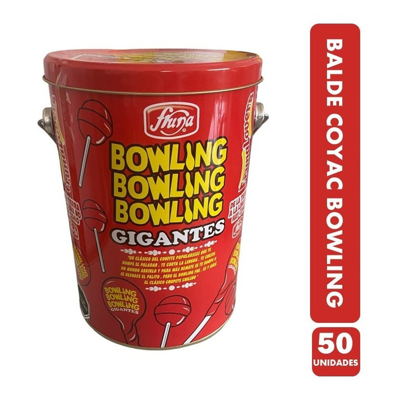 Balde De Coyacs Bowling (balde Metálico Con 50 Coyacs)
