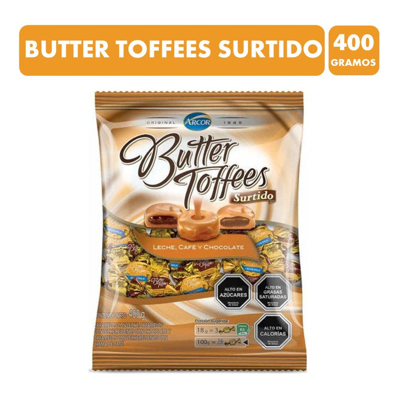 Caramelos Butter Toffes Surtido (bolsa Con 66 Unidades)