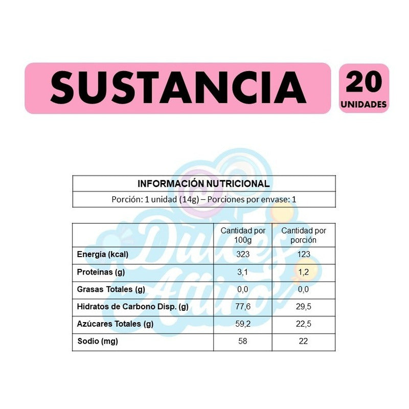 Sustancia X20 (bolsa De 20 Sustancias)