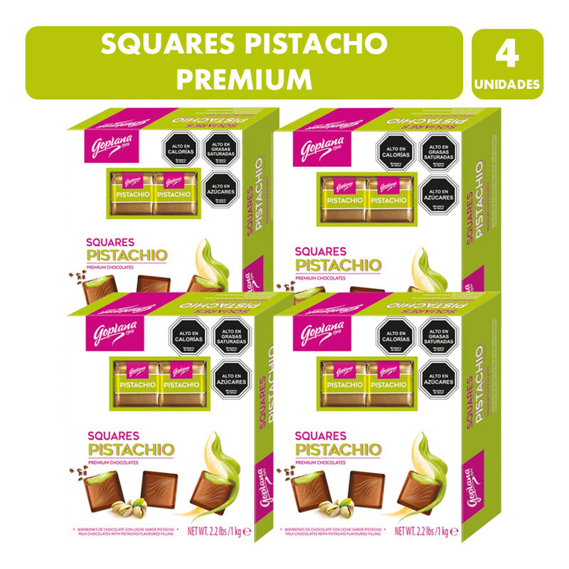 Chocolate Bombónes Premium Goplana Pistacho (pack 4 Un)