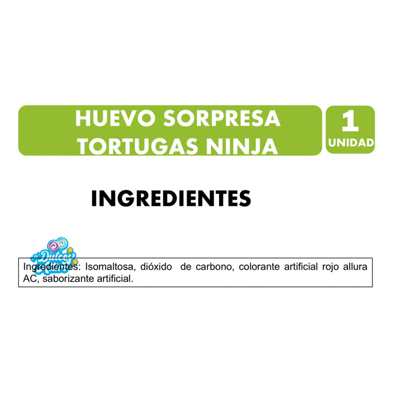 Huevo Sorpresa Tortugas Ninja Nickelodeon De Brickel Candy