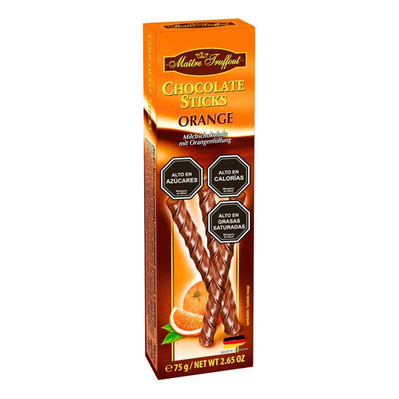 Chocolate Stick De Naranja Maitre Truffout Importado (75gr)