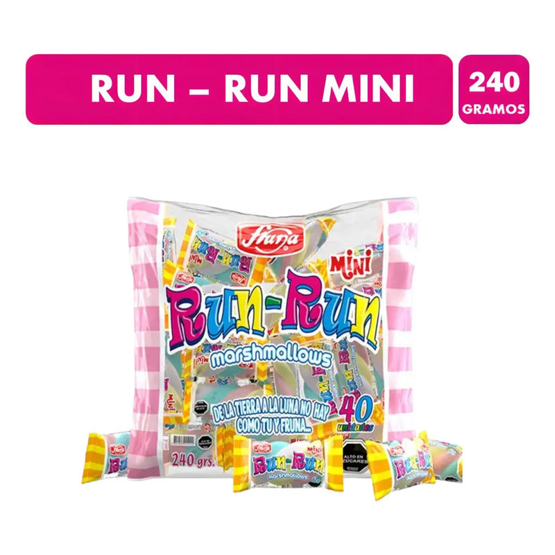 Run - Run Mini Marshmallows Sabor Vainilla De Fruna (240gr)