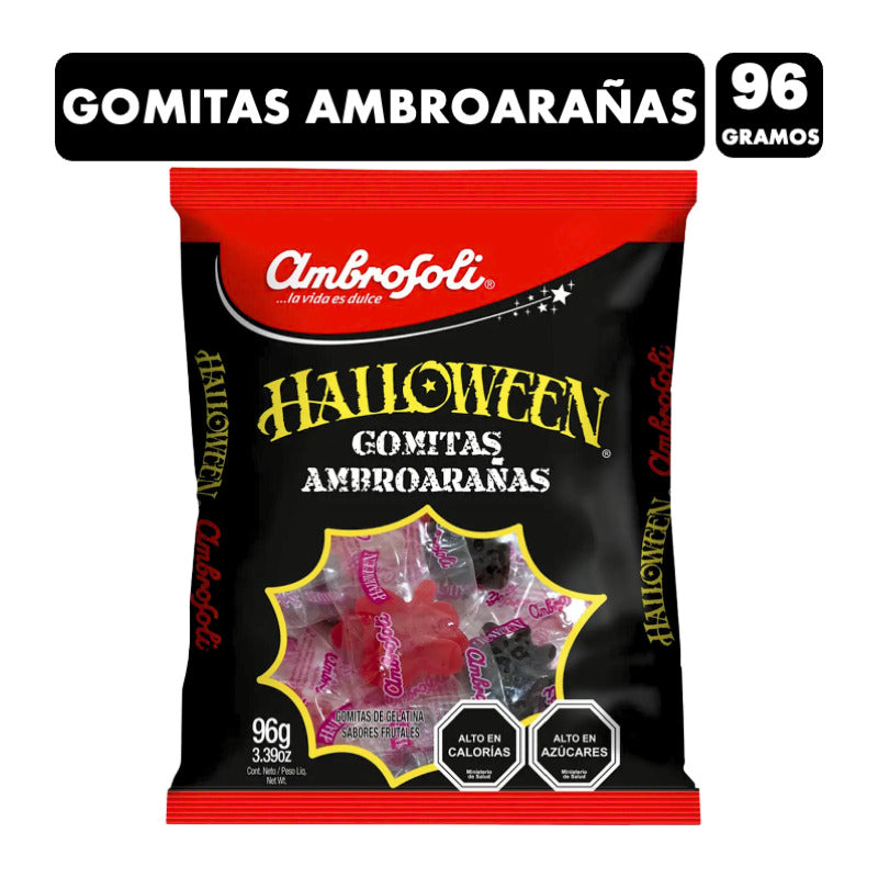 Dulces De Halloween - Gomitas Araña De Ambrosoli (96 Gramos)