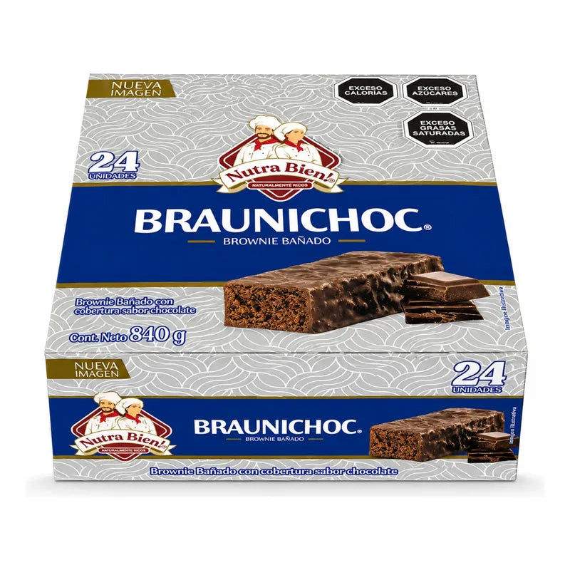 Braunichoc Biscocho Nutra Bien - Caja Con 24 Unidades
