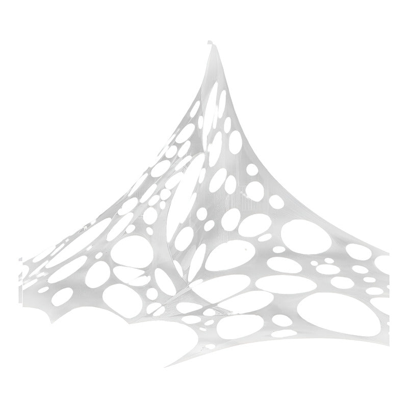 Tela De Araña Gigante Para Halloween Blanca Con Hoyos (5mts)