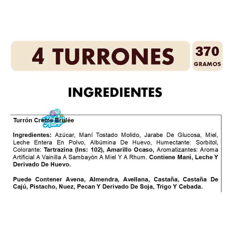 Turrones Surtidos - Especial Para Regalo (caja Con 4 Uni)