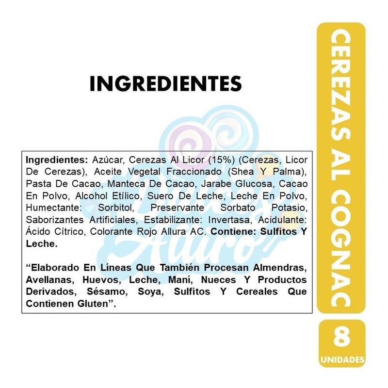 Cerezas Al Cognac - Bombones De Ambrosoli (caja Con 8 Un)