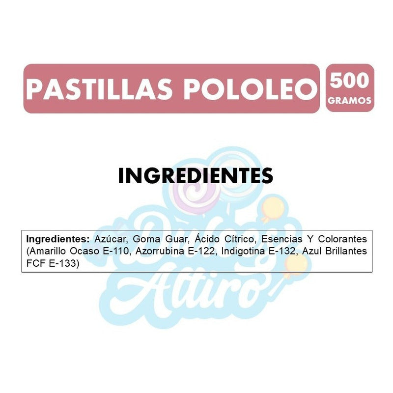 Dulces Pastillas Pololeo Con Frases - Bolsa De 1/2 Kilogramo