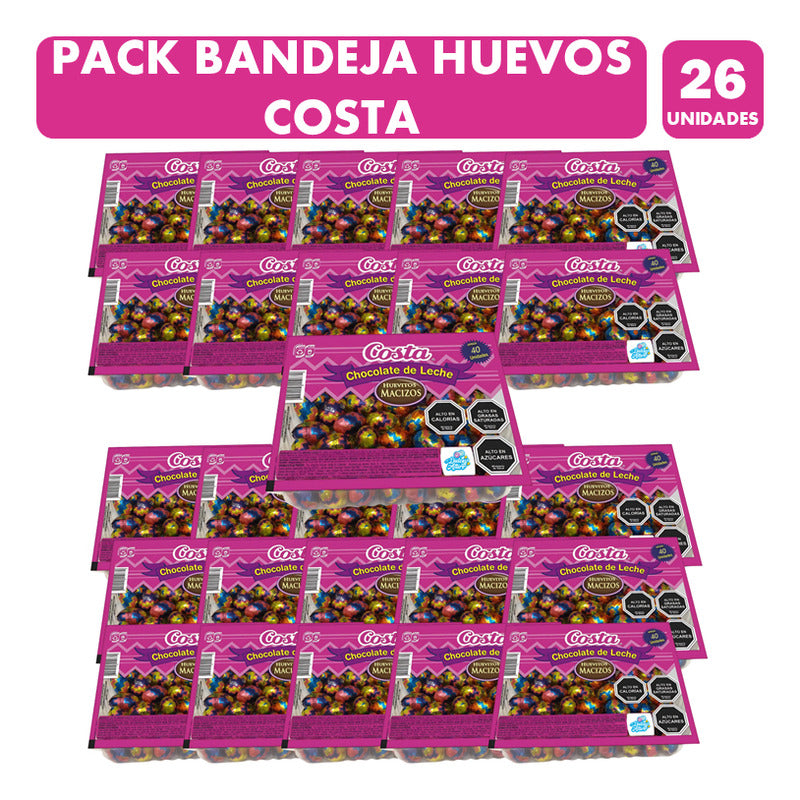 Bandeja Huevos De Pascua Costa Por Mayor De 40u(26 Bandejas)