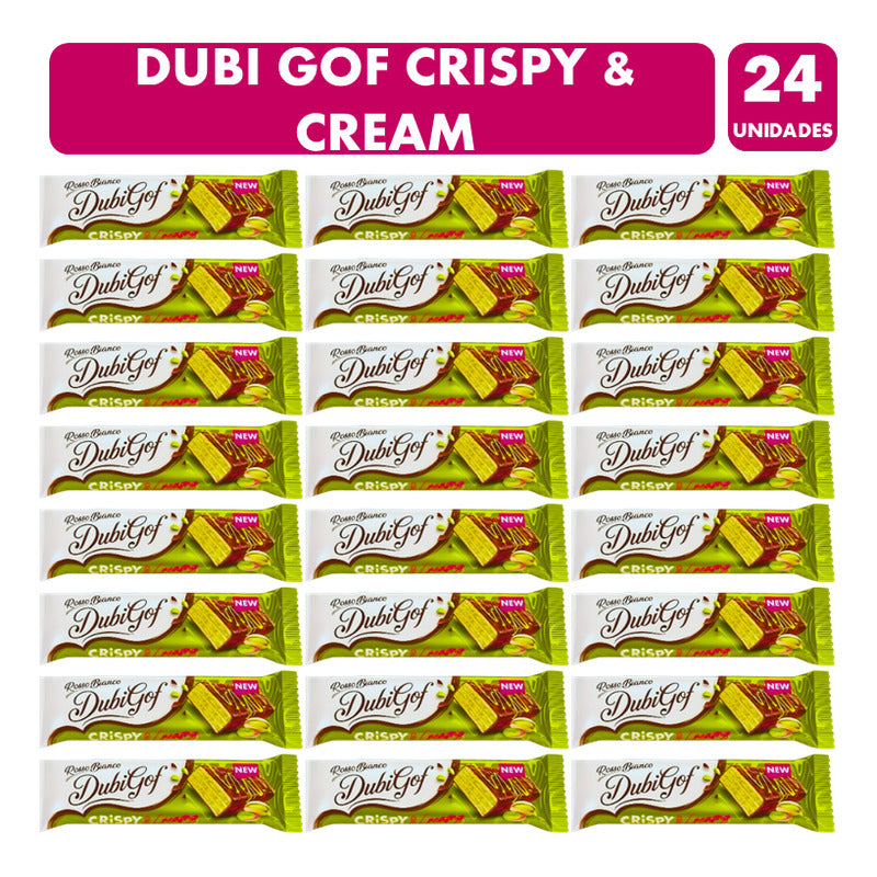 Dubai Gof -barquillo Recubierto Cacao Sabor A Pistacho (24u)