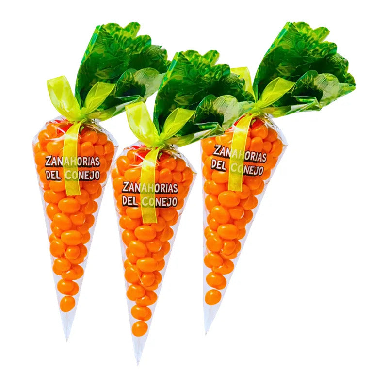 Dulces Para Pascua -jelly Naranja Zanahorias Del Conejo (3u)