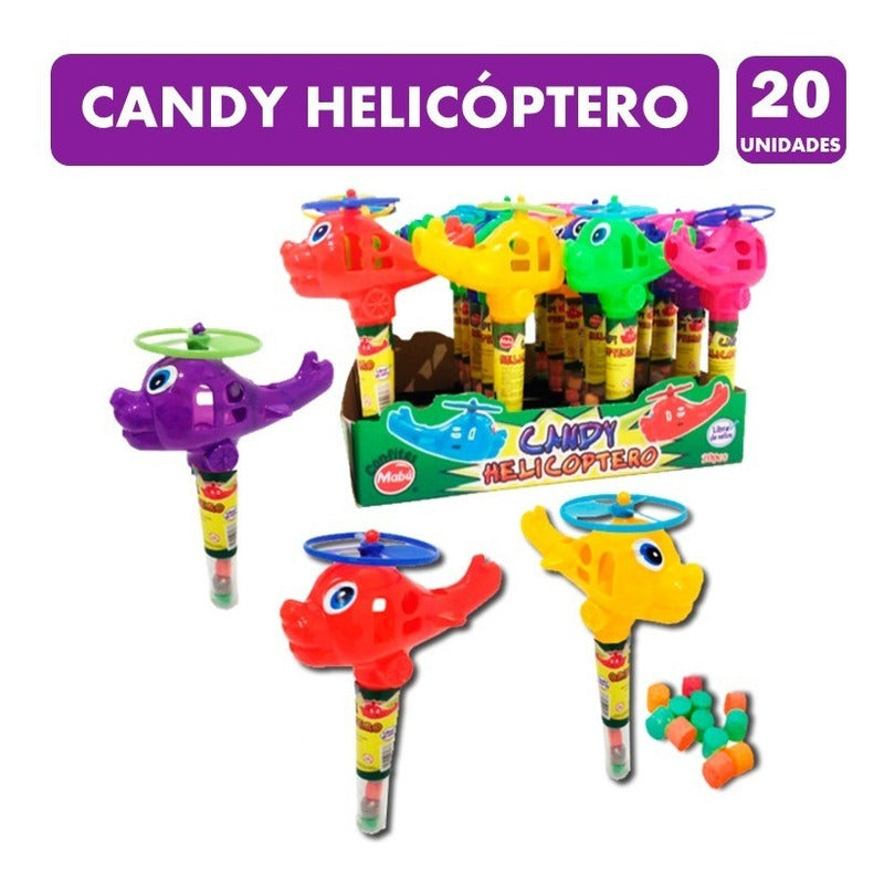 Caramelos Candy Helicóptero - Libre Se Sellos (20 Unidades)