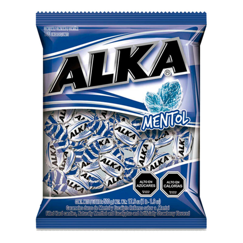 Alka Mentol - Caramelos Refrescantes (bolsa De 400gr)
