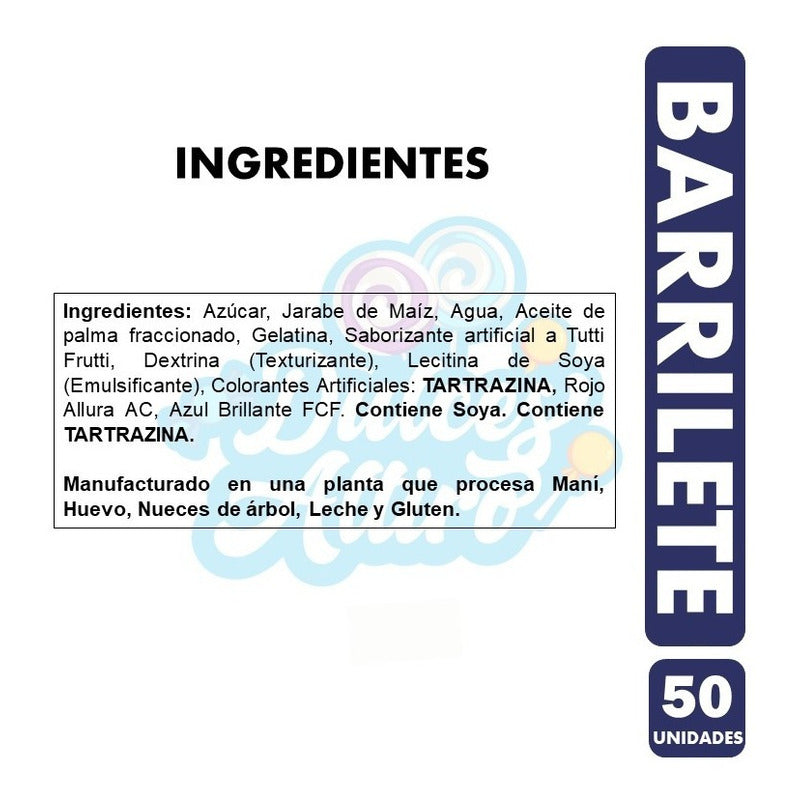 Barriletes - Masticables -dulces Importados (bolsa Con 50un)