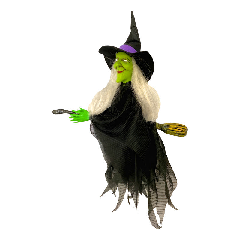 Bruja Voladora Colgante De 50cm Brujita Deco Halloween